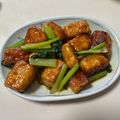 おおさきえつこ's cooksnap of when they made 鶏肉なし♪ヤンニョムチキン☆厚揚げで簡単.