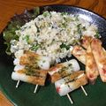 Ruriluru's cooksnap of when they made ちくわチーズの串焼き.