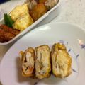 さんちゃん（╹◡╹）'s cooksnap of when they made 余ったポテトサラダで卵焼き.