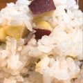 なつんこ★'s cooksnap of when they made シンプルがおいしい✿さつまいもごはん.