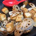 やーちゃん妻's cooksnap of when they made 厚揚げとれんこんのこってりオイマヨ炒め♡.