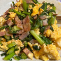 toshio39's cooksnap of when they made 娘に伝えたい＊菜の花とベーコンの卵炒め＊.