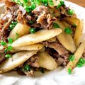 あっちゃんキッチン♪'s cooksnap of when they made 圧力鍋で牛肉とごぼうの時雨煮.