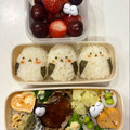 Maro522☆'s cooksnap of when they made 仲良し首まげシマエナガ弁当☆キャラ弁.