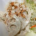 びぃころ's cooksnap of when they made ヘルシー☆蓮根とごぼうのピリ辛ごまサラダ.