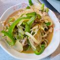 ふらふらふらっと's cooksnap of when they made 豚肉とピーマンのオイポン炒め.