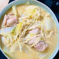 J_son's cooksnap of when they made 白菜と豚肉のみそ鍋（生姜風味）.