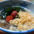 ちくわ君's cooksnap of when they made 梅わかめそば.
