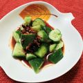 ﾁｲﾁｬﾝﾏﾏ's cooksnap of when they made 簡単～たたき胡瓜の熱々桜えびタレかけ♪.