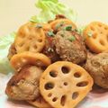 イエローバード's cooksnap of when they made 厚切りれんこんと肉団子の甘酢炒め♩.