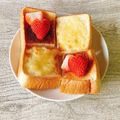 さくらん餅's cooksnap of when they made 苺のトーストでほっこり～.(＊ˆ﹀ˆ＊).