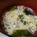 じゅんともた's cooksnap of when they made 中華風♡えのきとわかめのふわふわ卵スープ.
