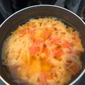 まいもぐ2020's cooksnap of when they made 栄養満点☆トマトと豆腐の味噌汁♪.