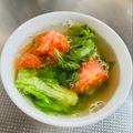 azbjbn's cooksnap of when they made トマト＆レタスのナンプラースープ.