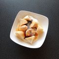 WOODs´'s cooksnap of when they made 黒蜜きな粉バナナヨーグルト.