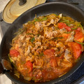 クックTFQZF0☆'s cooksnap of when they made ワンパン簡単◎豚こまとトマトの酢豚風炒め.