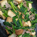 まん丸みかリン's cooksnap of when they made 菜の花と厚揚げのオイスター炒め.