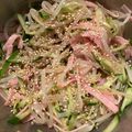 ☆ドキンちゃん☆”'s cooksnap of when they made もやしとキュウリの、さっぱりサラダ.
