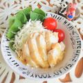 Newチヨコっと♪'s cooksnap of when they made 鶏むね肉みそマヨ蒸し✤レンジだけ´ω`*.