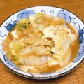 vabochan's cooksnap of when they made 白菜と玉ねぎと豆腐の甘辛煮.