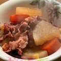 kawaramono's cooksnap of when they made 大根と牛細切れ肉のこっくり煮.