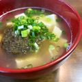 バウチャン's cooksnap of when they made とろろ昆布と豆腐のお吸い物.