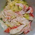 ヨシヨッシー's cooksnap of when they made 【楽めし】白菜とカニカマのサラダ１.