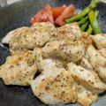みずほのまま's cooksnap of when they made 鶏むね肉のハニーマヨマスタード焼き♡.