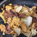 ISABELLA.S's cooksnap of when they made キャベツと豚ひき肉の卵炒め.
