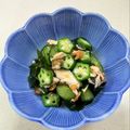あっこ姉's cooksnap of when they made オクラととりささみの梅肉シソ和え.