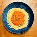 まいとmight's cooksnap of when they made 簡単！ずわい蟹のトマトクリームパスタ.