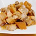 ルパンのかあさん☆彡's cooksnap of when they made 15分煮るだけ簡単！大根と豚バラの角煮風.