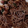 れそそ's cooksnap of when they made 和のヤキソバ　鳥なん風焼き蕎麦.