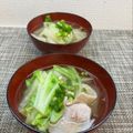 horseland's cooksnap of when they made 白菜と豚肉だけのお味噌汁.