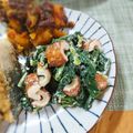 かわゆう1211's cooksnap of when they made ほうれん草とちくわのクリームチーズ炒め.