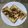 にきけん's cooksnap of when they made ちょっと不思議なスイーツ風お好みトースト.