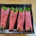 クックHTTUKC☆'s cooksnap of when they made かいわれハム巻き.