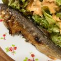 クック49L4Ho☆'s cooksnap of when they made 鮎の塩焼き　魚焼きグリル大活躍★！串なし.