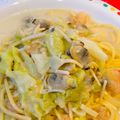 hiromi_ja's cooksnap of when they made ワンパン和風クリームパスタ.