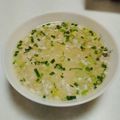 payaちゃん's cooksnap of when they made 喉風邪に効くニンニク生姜ネギスープ.