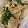 mipunya's cooksnap of when they made 鶏とほうれん草のオニオンソテー.