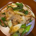 ルル820's cooksnap of when they made 簡単！美味しい！豚バラと長ねぎの甘辛炒め.