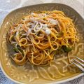 Faiza's cooksnap of when they made フライパンひとつで！喫茶店のナポリタン✿.