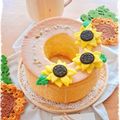 ＴＷＯＨＥＡＲＴＳ's cooksnap of when they made ふわふわのシフォンケーキ　プレーン.