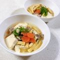 みぽぽ37's cooksnap of when they made 材料2つ☆豆腐の味噌バタースープ☆豚汁.
