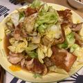 ねみねみ's cooksnap of when they made 食べ過ぎ注意！鶏胸肉のキャベツポン酢炒め.