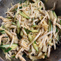 ちむき's cooksnap of when they made やわらぎメンマとムネ肉のごまダレ和え.