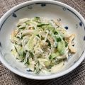misamari's cooksnap of when they made 大根とキュウリの胡麻マヨサラダ.