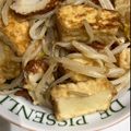 Tomotabi's cooksnap of when they made 厚揚げ＆もやしの焼肉マヨ炒め♡.