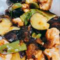 ✩とーる✩'s cooksnap of when they made 鶏もも肉となすの甘酢炒め.